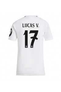 Real Madrid Lucas Vazquez #17 Fotballdrakt Hjemme Klær Dame 2024-25 Korte ermer